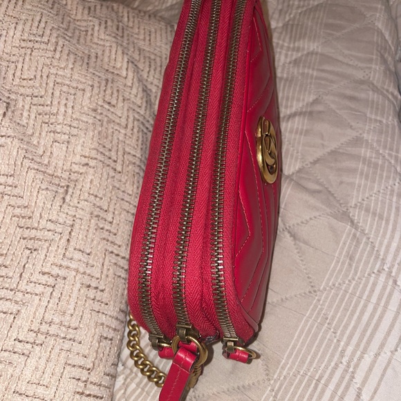 Gucci mini Marmont triple zip crossbody - Picture 2 of 14